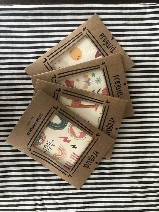 Tattoo Temporária Kit Lembrancinha - 20 cartelas