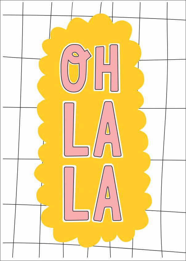 Quadro Infantil Oh la la