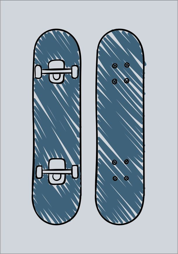 Quadro Infantil SK8