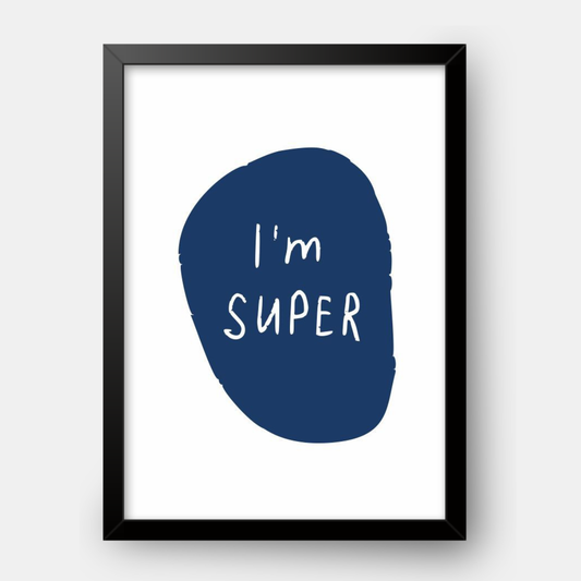 Quadro Infantil I'm super