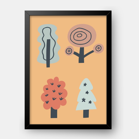 Quadro Infantil Árvores