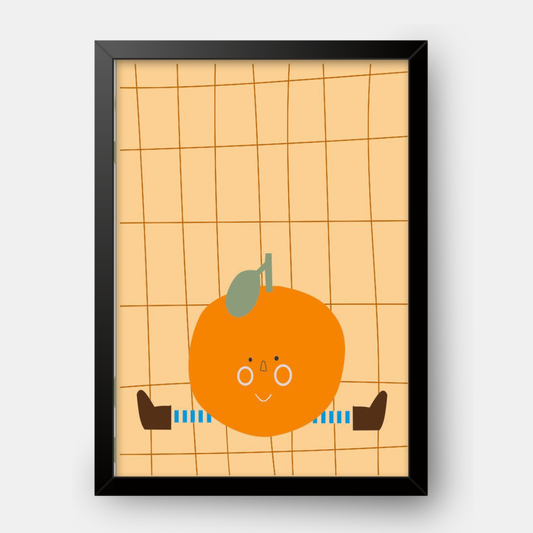 Quadro Infantil laranja