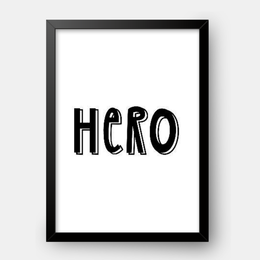 Quadro Infantil Hero