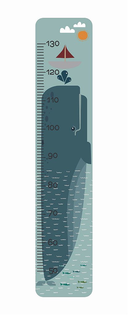 Régua de Crescimento A Baleia