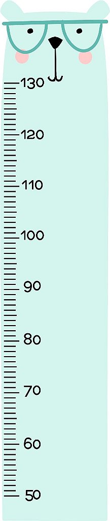 Régua de Crescimento Ursão Azul