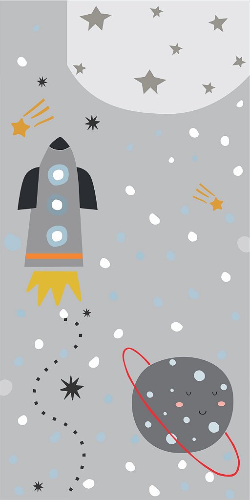 Tapete Playmat Foguete