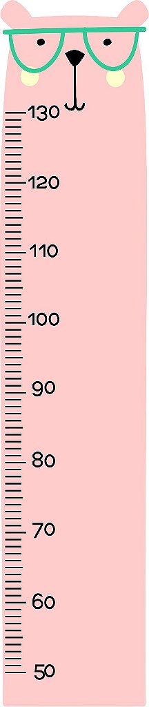 Régua de Crescimento Ursão Rosa