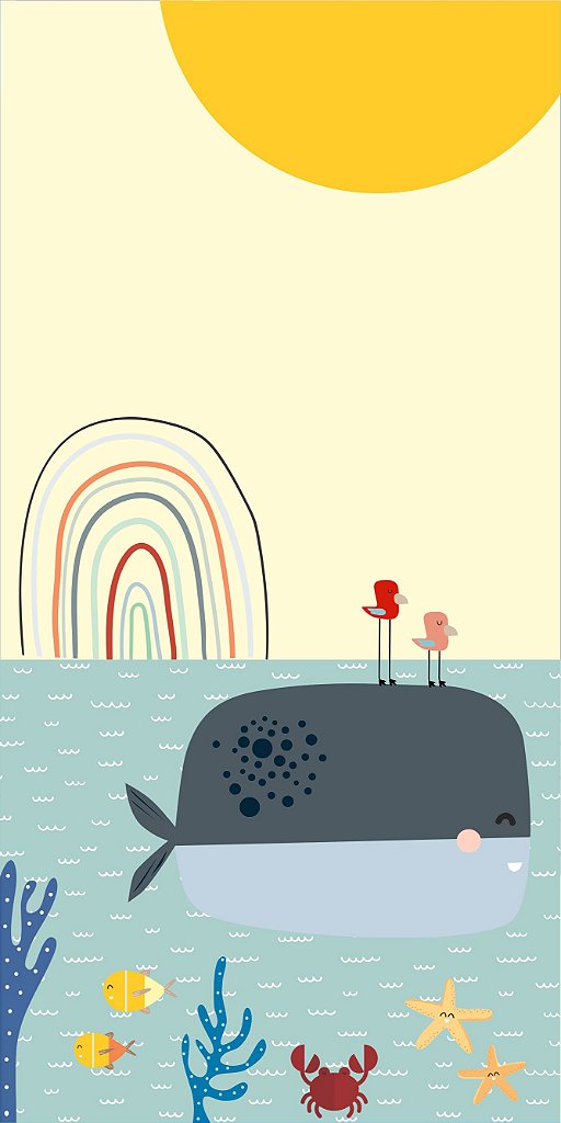 Tapete Playmat Fundo do Mar