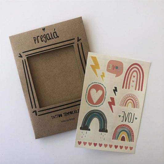 Tattoo Temporária Arco -Iris