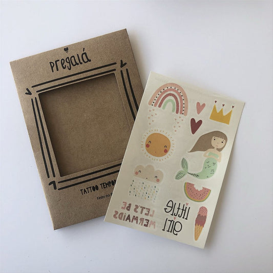 Tattoo Temporária Sereia