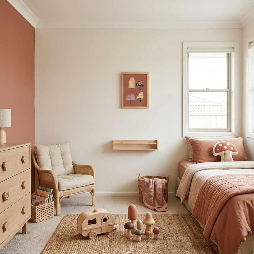 Quadro Infantil Cogumelos