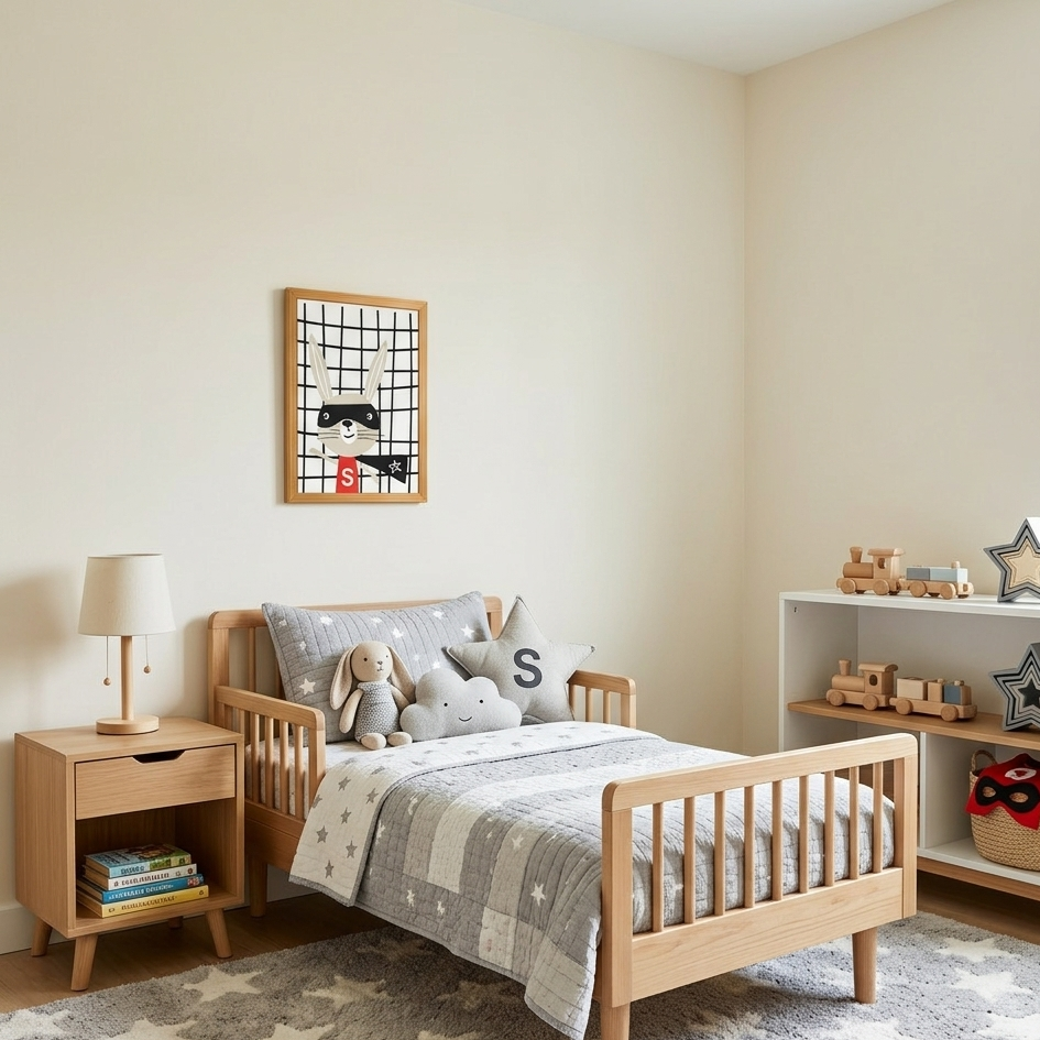 Quadro Infantil Coelho Herói