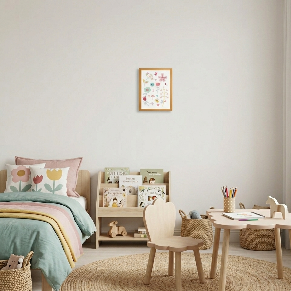 Quadro Infantil Flores