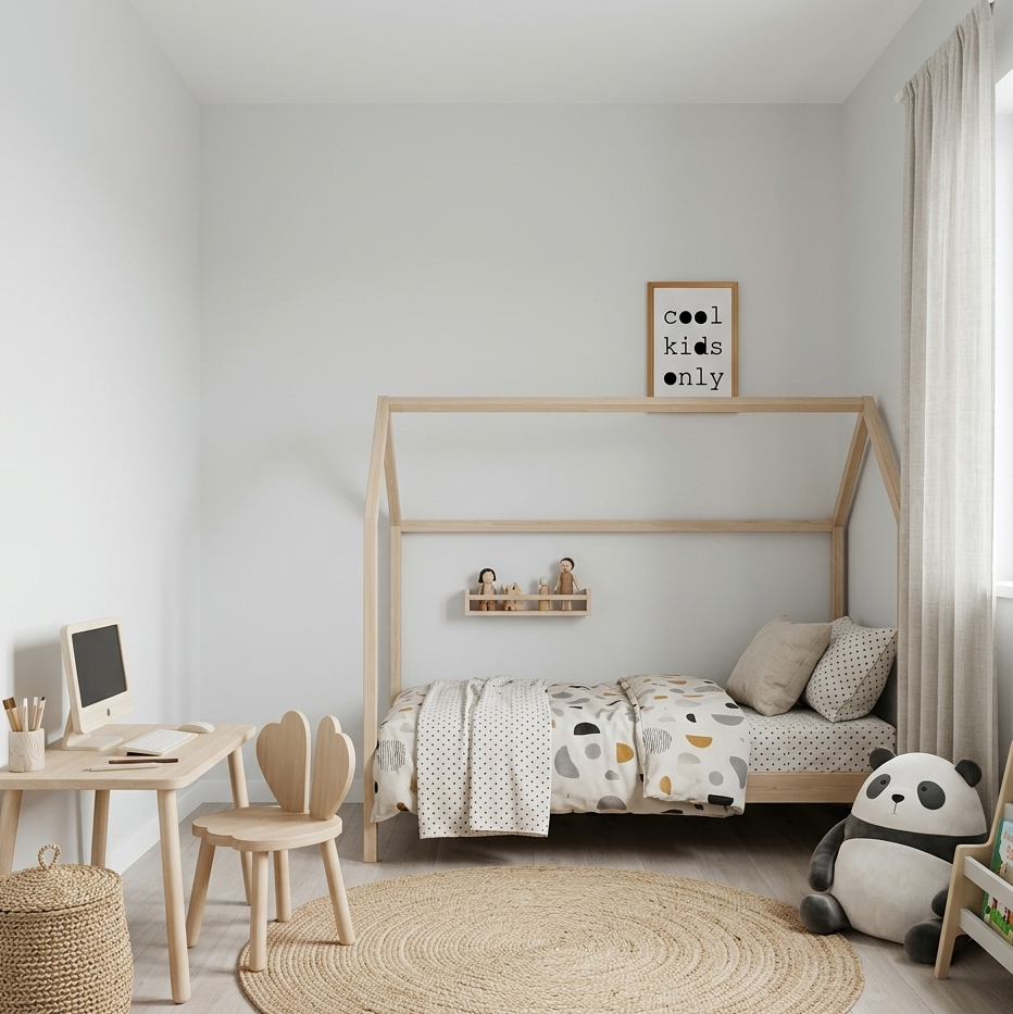 Quadro Infantil Cool Kids Only Preto