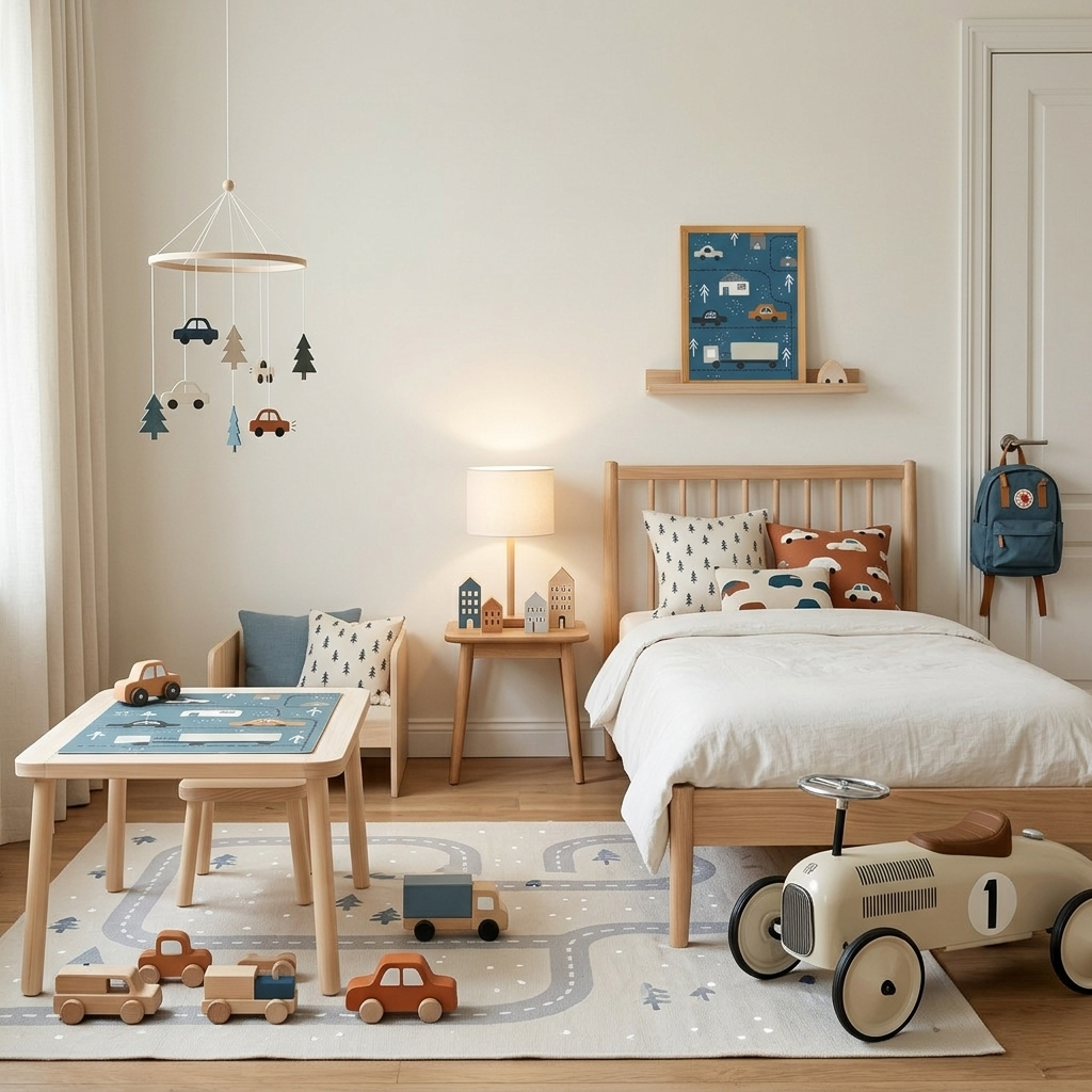 Quadro Infantil Cidade Inverno