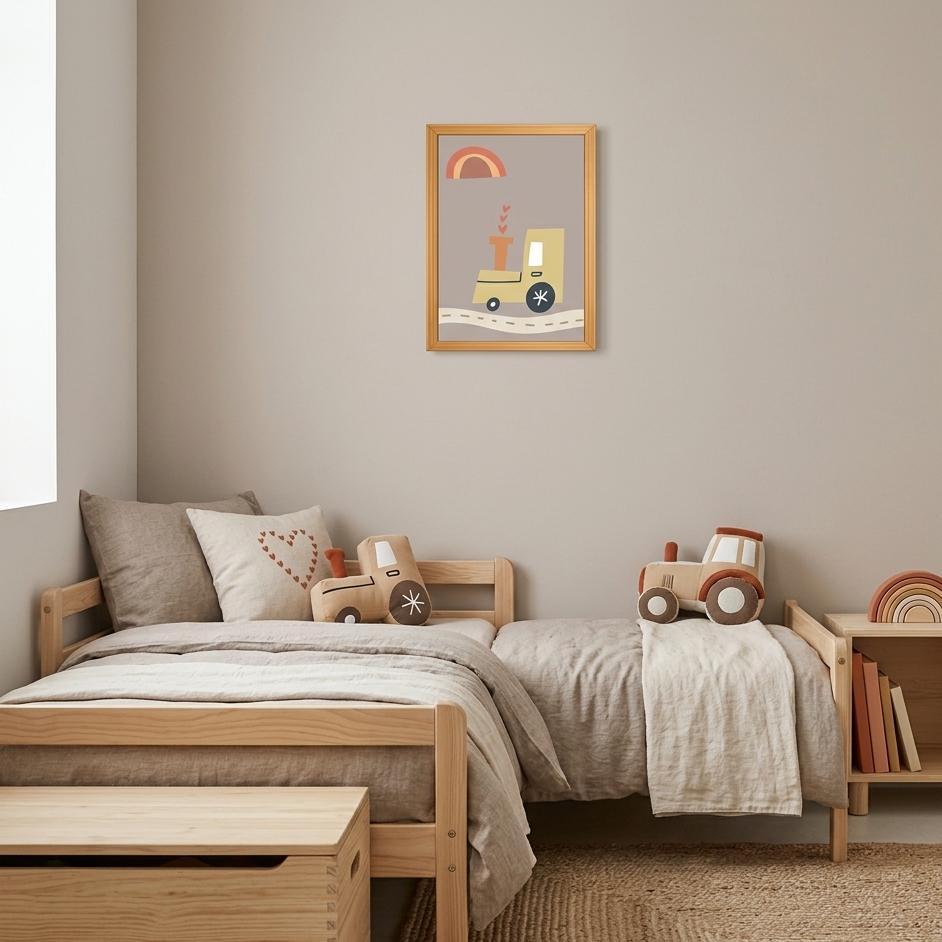 Quadro Infantil Trator do vovô