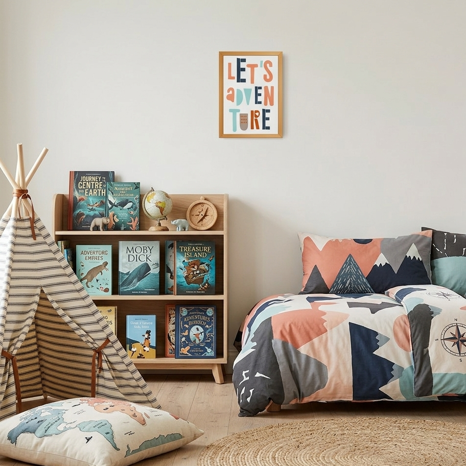 Quadro Infantil Lets Adventure