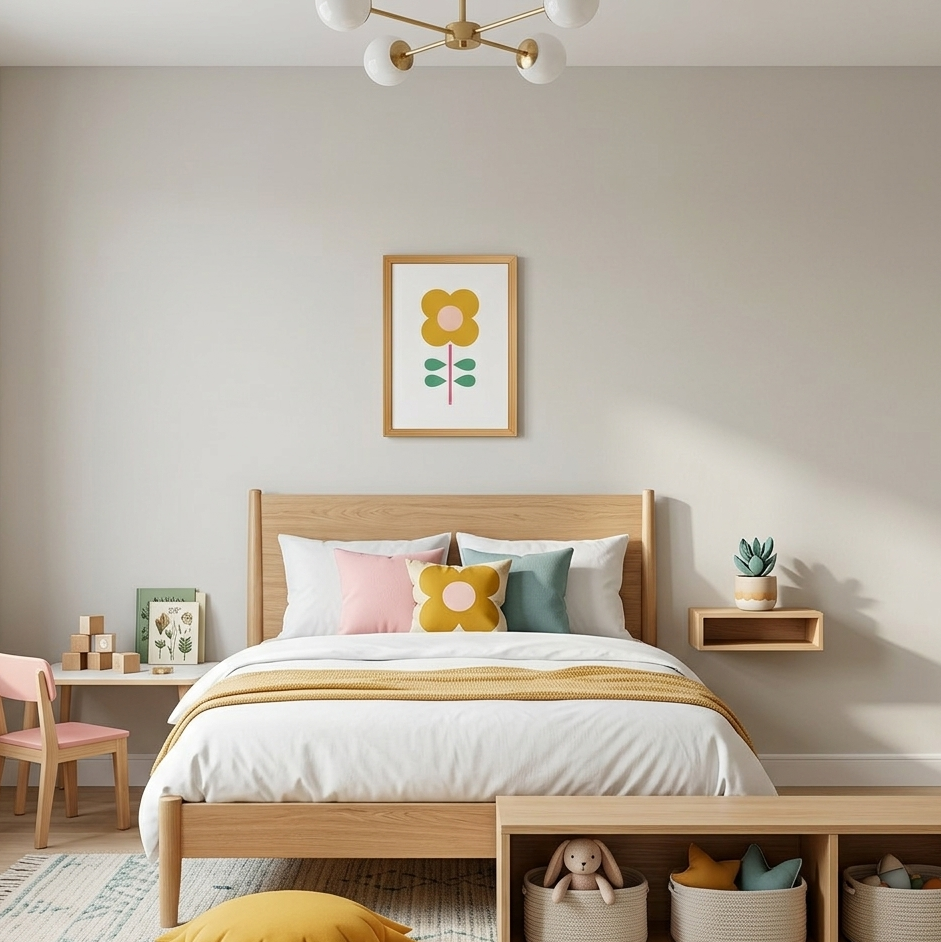 Quadro Infantil Flor do Campo