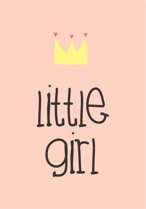Quadro Infantil Little Girl