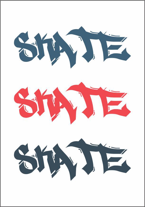 Quadro Infantil SK8 Grafitte