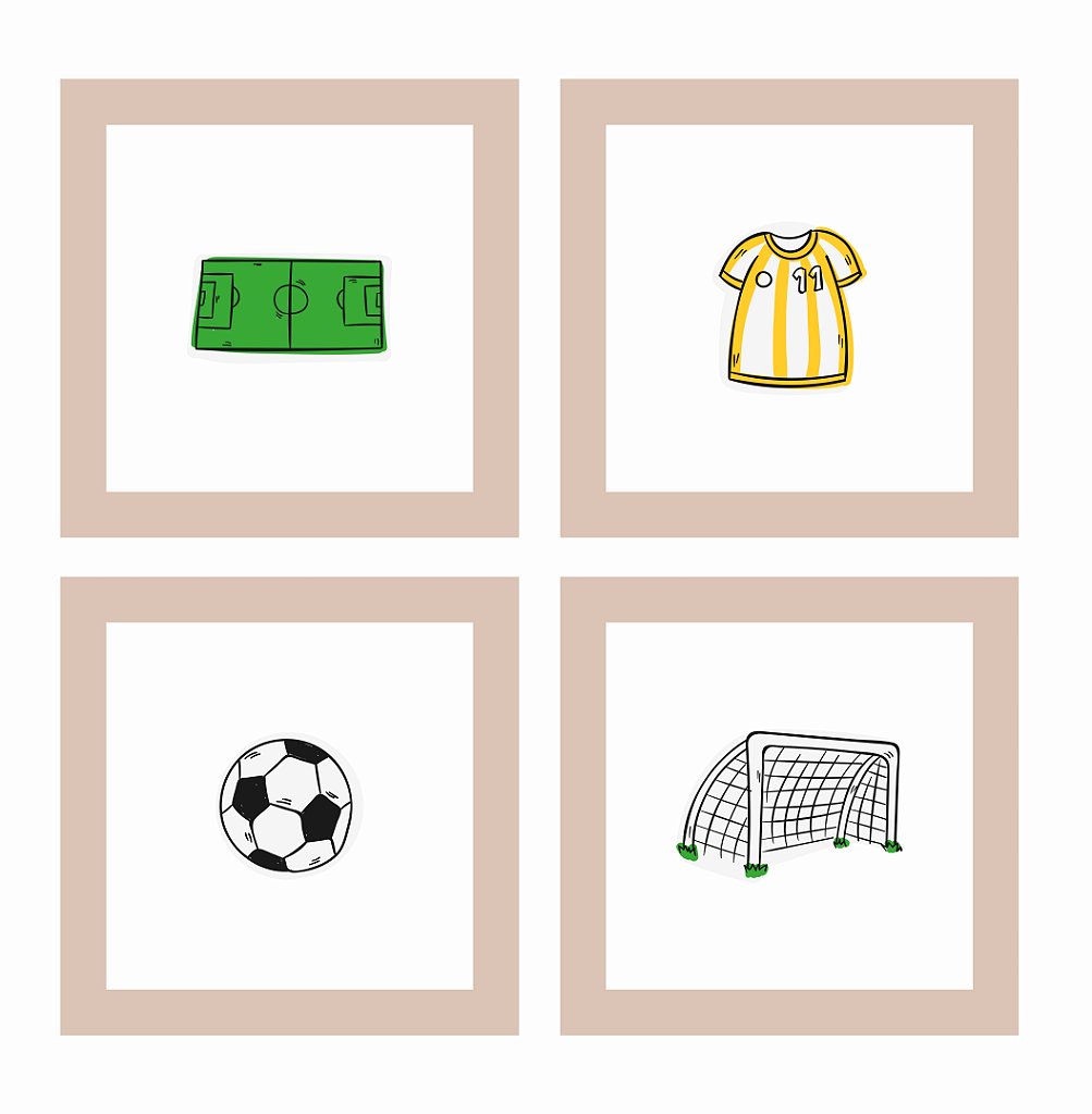 Kit Composição Caixa - Futebol