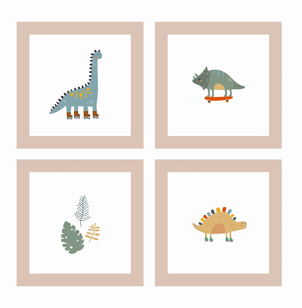 Kit Composição Caixa - Dinossauros