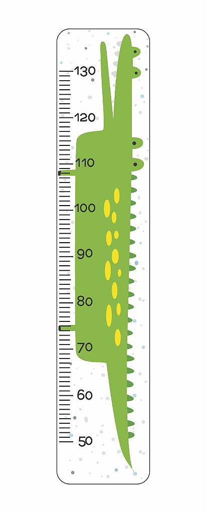 Régua de Crescimento O Jacaré