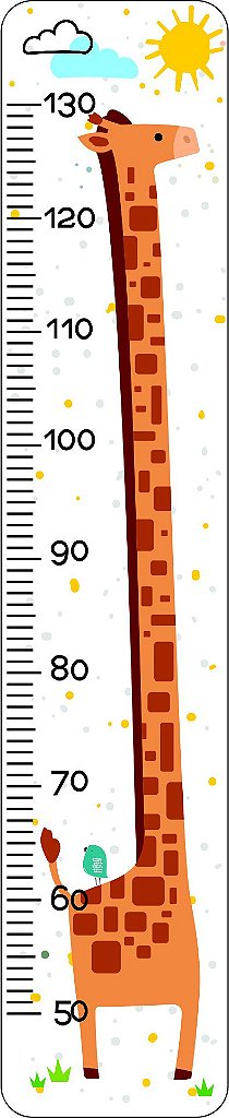 Régua de Crescimento A Girafa