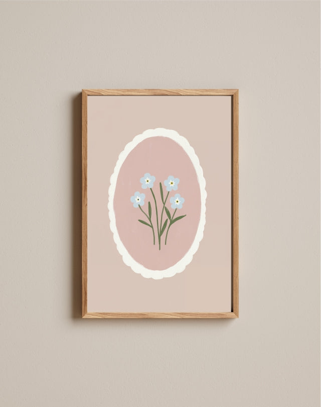 Quadro Aquarelado Floral