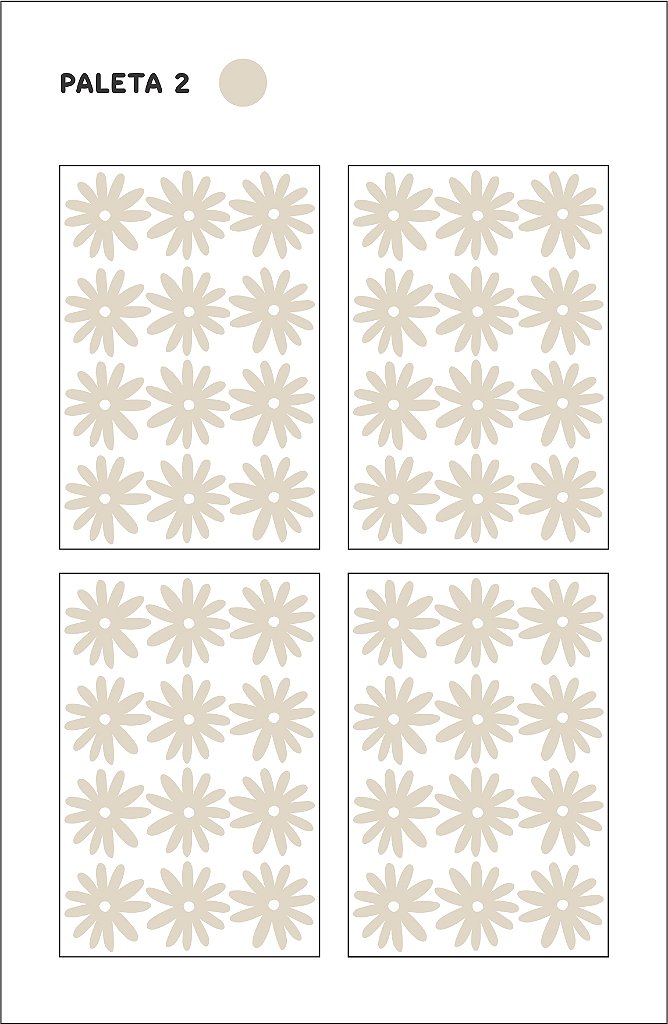 Adesivo de Parede Margaridas