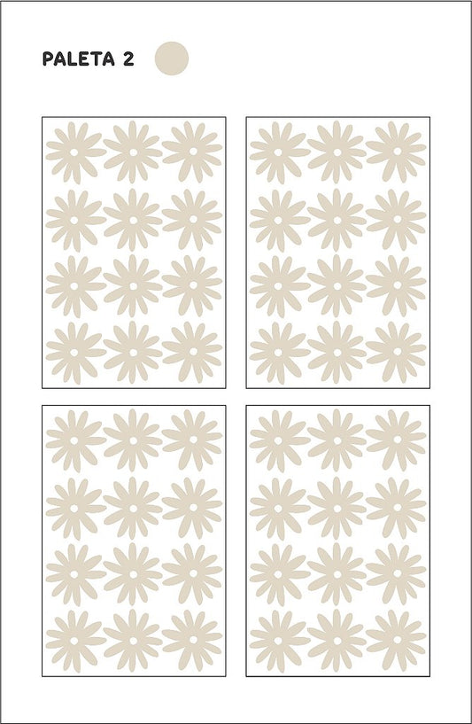 Adesivo de Parede Margaridas