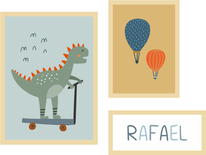 Kit quadros Rafael