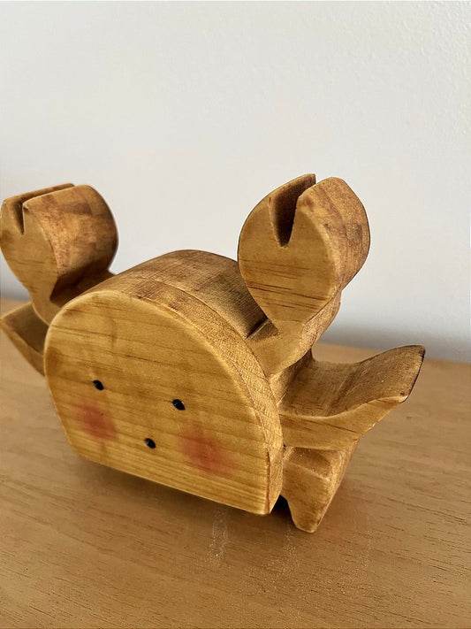 Adorno Caranguejo Madeira