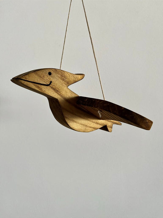 Adorno Móbile Dino Madeira