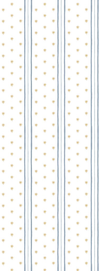 Papel de Parede Listras e Asteriscos