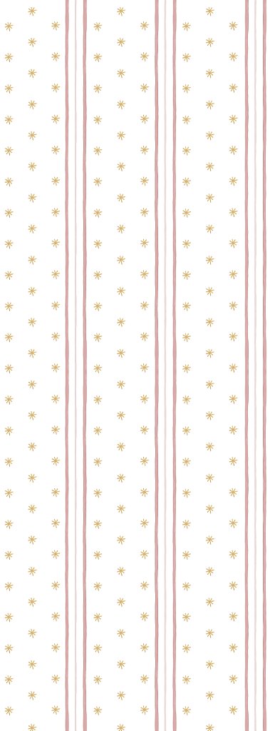 Papel de Parede Listras e Asteriscos