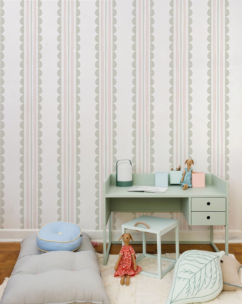 Papel de Parede Listra Ondinhas