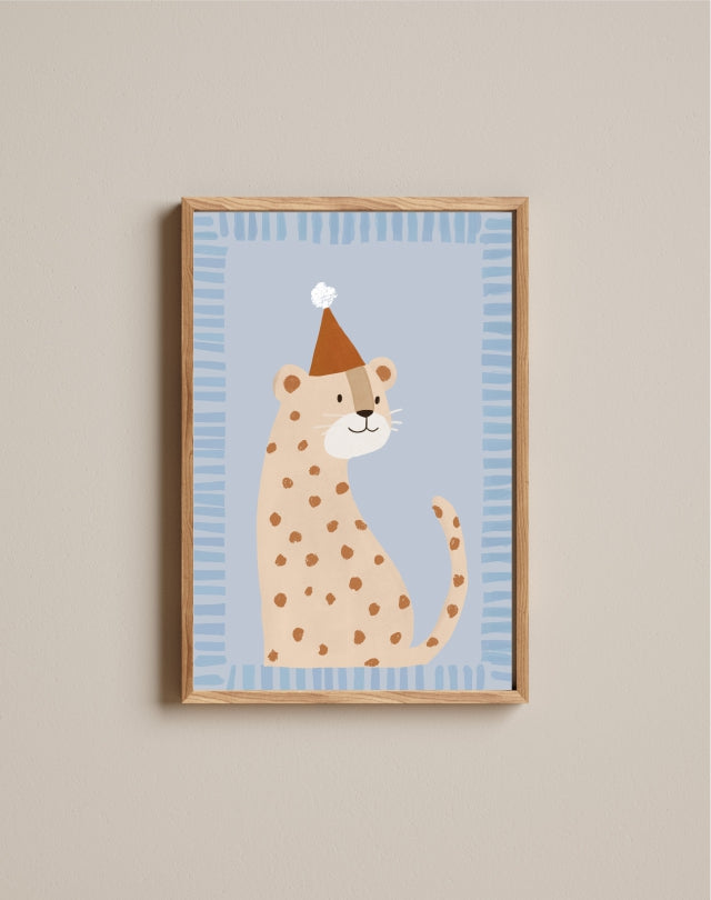 Quadro Aquarelado Onça