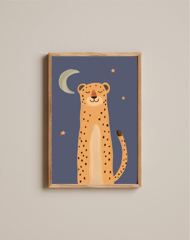 Quadro Aquarelado Onça Pintada