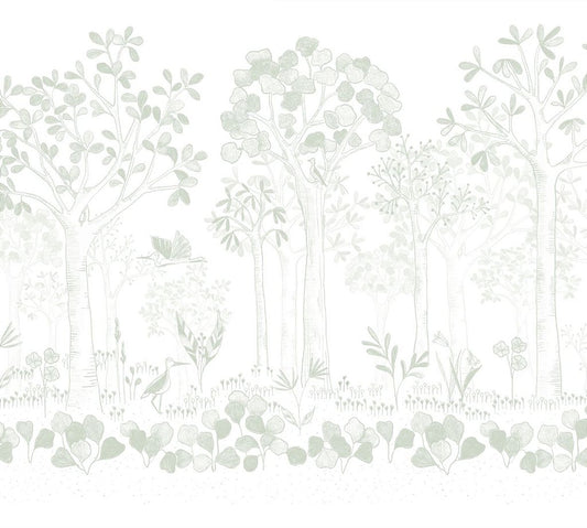 Papel de Parede Painel Aguapés