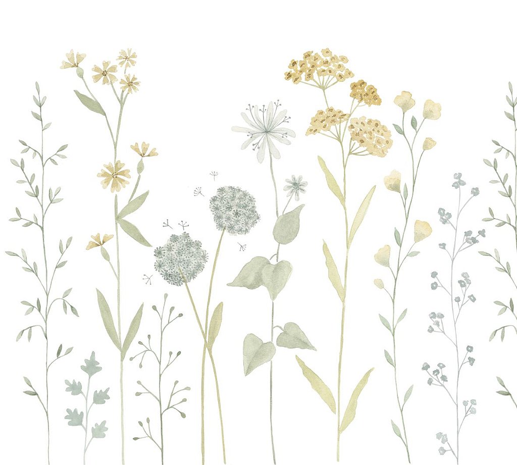 Papel de Parede Painel Jardim