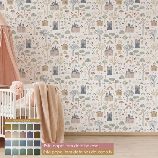 Papel de Parede Castelo Cheio