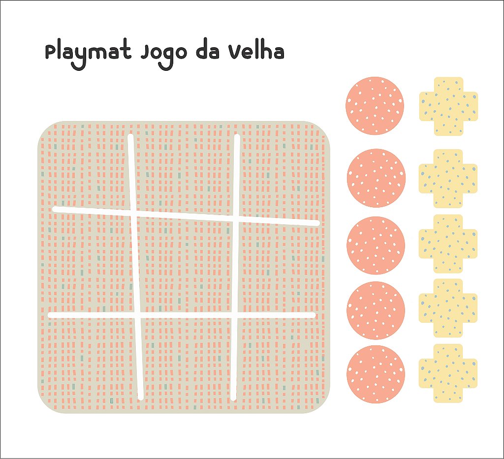 Playmat Jogo da Velha