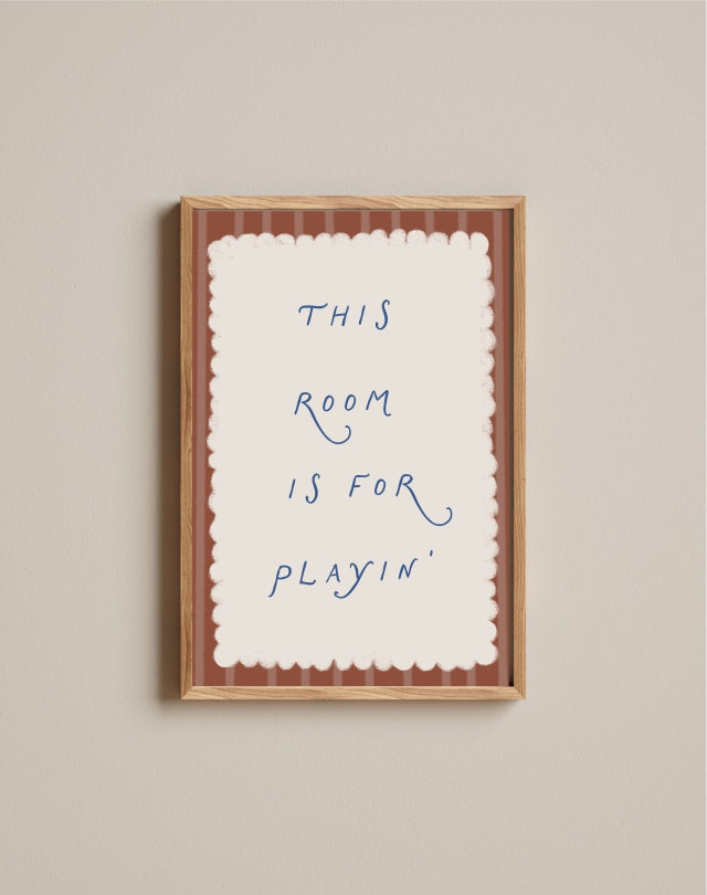 Quadro Aquarelado Play Room