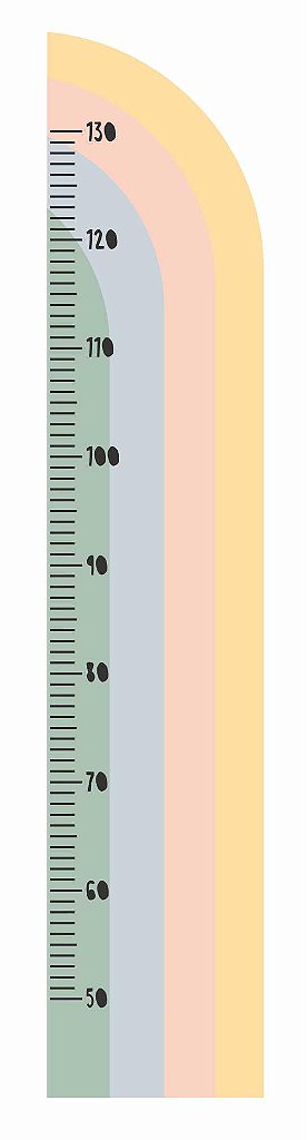 Régua de Crescimento Arcos Candy