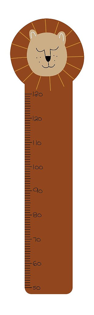 Régua de Crescimento Leão