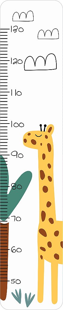 Régua de Crescimento Passeio da Girafa