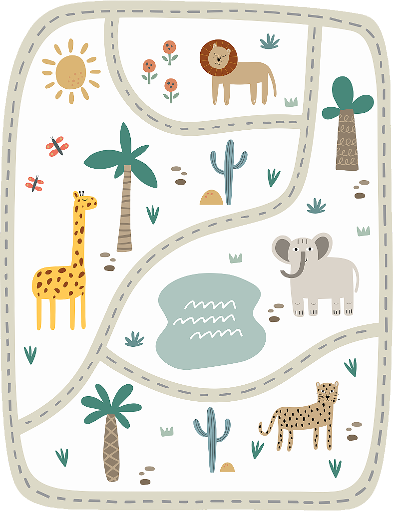 Playmat Dia de Safari