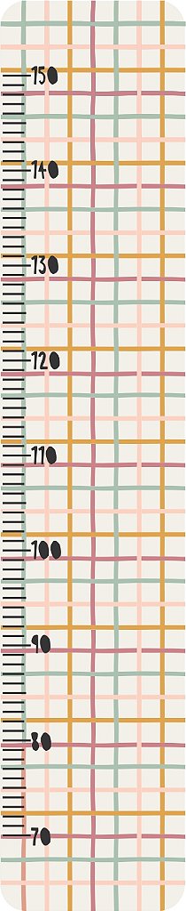 Régua de Crescimento O meu jardim X