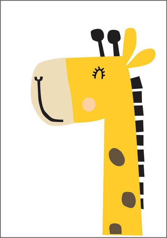 Quadro Infantil Girafa
